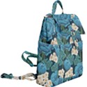 Blue flowers Buckle Everyday Backpack View2