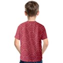 Red sashiko ornament Kids  Cotton Tee View2