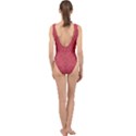 Red sashiko ornament Center Cut Out Swimsuit View2