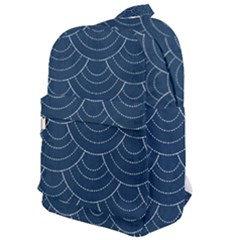 Blue Sashiko Plaid Classic Backpack by goljakoff