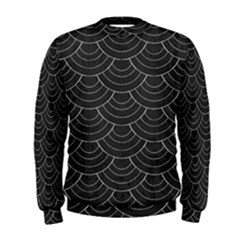 Black Sashiko Pattern Men s Sweatshirt by goljakoff