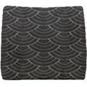 Black sashiko pattern Seat Cushion View1