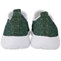 Green sashiko pattern Men s Slip On Sneakers View4