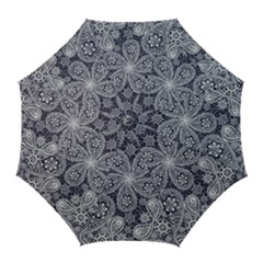 Flowers mandala ornament Golf Umbrellas