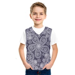 Flowers mandala ornament Kids  Basketball Tank Top