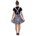 Flowers mandala ornament Velvet Suspender Skater Skirt View2