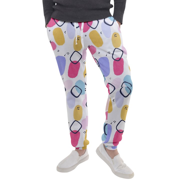 Watercolor circles. Abstract watercolor Men s Jogger Sweatpants