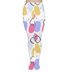 Watercolor Circles  Abstract Watercolor Tights by SychEva