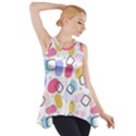 Watercolor circles. Abstract watercolor Side Drop Tank Tunic View1