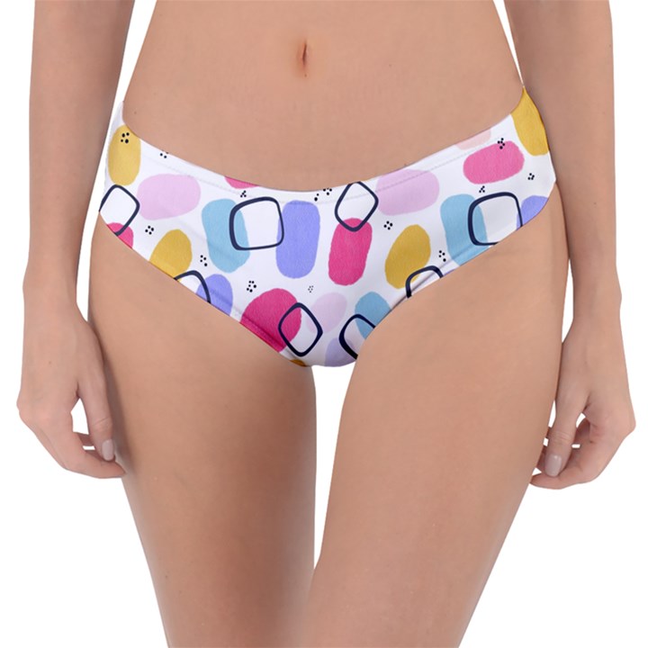 Watercolor circles. Abstract watercolor Reversible Classic Bikini Bottoms