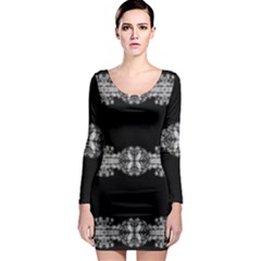 Gfghfyj Long Sleeve Bodycon Dress