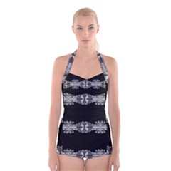 Gfghfyj Boyleg Halter Swimsuit 