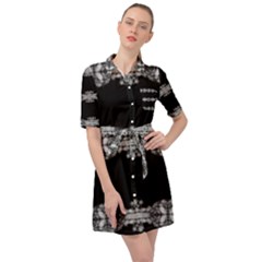 Gfghfyj Belted Shirt Dress by kcreatif