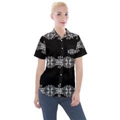 Gfghfyj Women s Short Sleeve Pocket Shirt