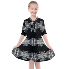 Gfghfyj Kids  All Frills Chiffon Dress