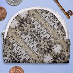 Vintage Ornate Interlace Pattern Horseshoe Style Canvas Pouch by dflcprintsclothing