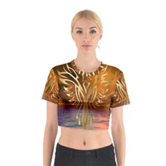 Pheonix Rising Cotton Crop Top by icarusismartdesigns