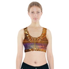 Pheonix Rising Sports Bra With Pocket by icarusismartdesigns