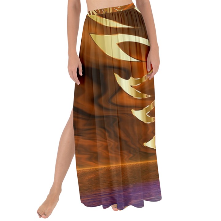 Pheonix Rising Maxi Chiffon Tie-Up Sarong