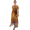 Pheonix Rising Off Shoulder Open Front Chiffon Dress View1