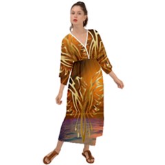 Pheonix Rising Grecian Style  Maxi Dress by icarusismartdesigns