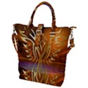 Pheonix Rising Buckle Top Tote Bag View1