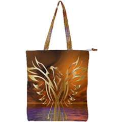 Pheonix Rising Double Zip Up Tote Bag by icarusismartdesigns