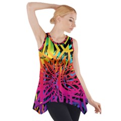 Abstract Jungle Side Drop Tank Tunic by icarusismartdesigns