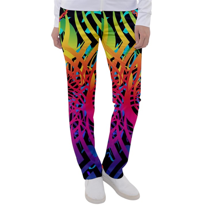 Abstract Jungle Women s Casual Pants