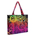 Abstract Jungle Zipper Medium Tote Bag View2