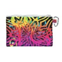 Abstract Jungle Canvas Cosmetic Bag (Large) View2