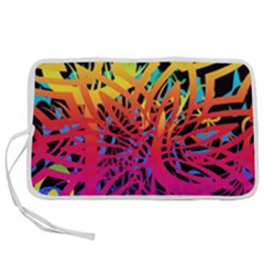 Abstract Jungle Pen Storage Case (m)