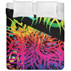 Abstract Jungle Duvet Cover Double Side (california King Size)