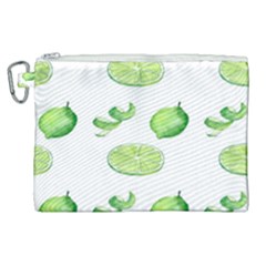 Lemon Canvas Cosmetic Bag (xl)