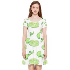 Lemon Inside Out Cap Sleeve Dress by Sparkle