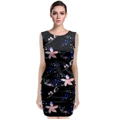 Sparkle Floral Classic Sleeveless Midi Dress by Sparkle