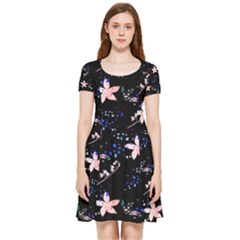 Sparkle Floral Inside Out Cap Sleeve Dress by Sparkle