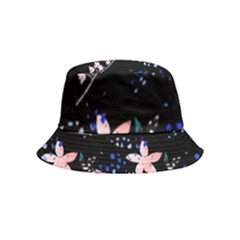 Sparkle Floral Inside Out Bucket Hat (kids) by Sparkle