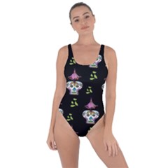 Skull Pattern Bring Sexy Back Swimsuit by Sparkle