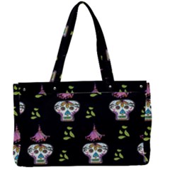 Skull Pattern Canvas Work Bag by Sparkle