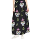 Skull Pattern Maxi Chiffon Skirt View1