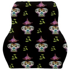 Skull Pattern Car Seat Velour Cushion 