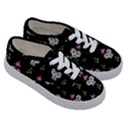 Skull Pattern Kids  Classic Low Top Sneakers View3