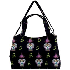 Skull Pattern Double Compartment Shoulder Bag by Sparkle