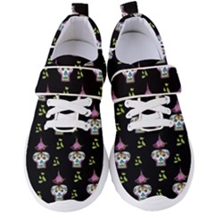 Skull Pattern Women s Velcro Strap Shoes by Sparkle