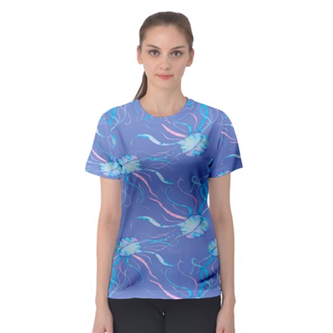 Jelly Fish Women s Sport Mesh Tee by Sparkle