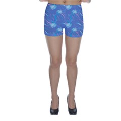 Jelly Fish Skinny Shorts by Sparkle