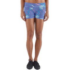 Jelly Fish Yoga Shorts by Sparkle