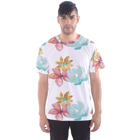 Floral Nature Men s Sport Mesh Tee by Sparkle