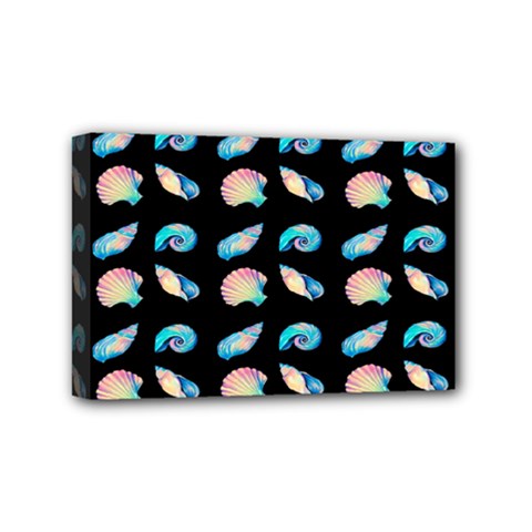 Sea Shells Mini Canvas 6  X 4  (stretched) by Sparkle